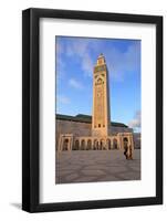 Exterior of Hassan Ll Mosque, Casablanca, Morocco, North Africa-Neil Farrin-Framed Photographic Print