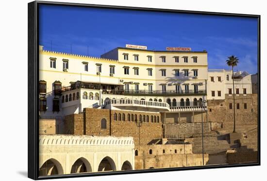 Exterior of Hotel Continental, Tangier, Morocco, North Africa, Africa-Neil Farrin-Framed Photographic Print