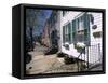 Exterior of Houses on a Typical Street, Annapolis, Maryland, USA-I Vanderharst-Framed Stretched Canvas