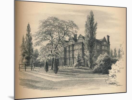 Exterior of Kew Palace, 1902-Thomas Robert Way-Mounted Giclee Print