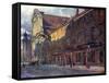 Exterior of Ludwig van-Karl Muller-Framed Stretched Canvas