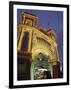 Exterior of Luna Park Entrance Illuminated at Twilight, St. Kilda, Melbourne, Victoria, Australia-Richard Nebesky-Framed Photographic Print