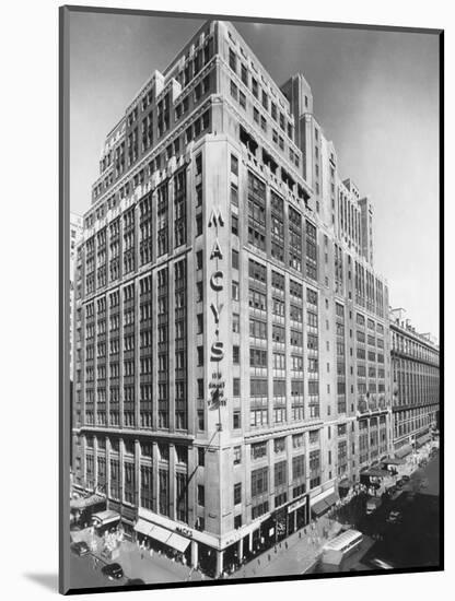 Exterior of Macy's Department Store-null-Mounted Photographic Print