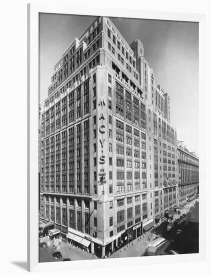 Exterior of Macy's Department Store-null-Framed Photographic Print