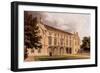 Exterior of Magdalene College Library, Cambridge, from 'The History of Cambridge', Engraved by…-William Westall-Framed Giclee Print