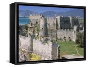 Exterior of Mamure Castle, Anamur, Cilicia, Anatolia, Turkey-G Richardson-Framed Stretched Canvas