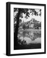 Exterior of Marburg Univ. on the Bank of Lahn River-null-Framed Photographic Print