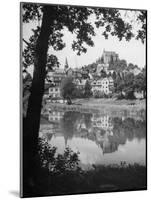 Exterior of Marburg Univ. on the Bank of Lahn River-null-Mounted Photographic Print