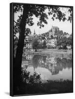 Exterior of Marburg Univ. on the Bank of Lahn River-null-Framed Photographic Print