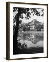 Exterior of Marburg Univ. on the Bank of Lahn River-null-Framed Photographic Print