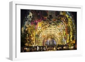 Exterior of Markthal, Westnieuwland, Rotterdam, Netherlands, Europe-Ben Pipe-Framed Photographic Print