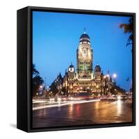 Exterior of Mumbai Municipal Corporation Building, Mumbai (Bombay), India, South Asia-Ben Pipe-Framed Stretched Canvas