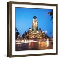 Exterior of Mumbai Municipal Corporation Building, Mumbai (Bombay), India, South Asia-Ben Pipe-Framed Photographic Print