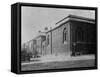 Exterior of Newgate Prison in London-null-Framed Stretched Canvas