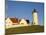 Exterior of Nobska Point Lighthouse, Woods Hole, Cape Cod, Massachusetts, USA-Fraser Hall-Mounted Photographic Print