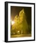 Exterior of Notre Dame Cathedral at Night, Paris, France-Jim Zuckerman-Framed Photographic Print