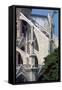 Exterior of Notre Dame, Paris, France, 14th Century-CM Dixon-Framed Stretched Canvas