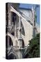 Exterior of Notre Dame, Paris, France, 14th Century-CM Dixon-Stretched Canvas
