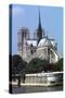 Exterior of Notre Dame, Paris, France, 14th Century-CM Dixon-Stretched Canvas