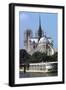 Exterior of Notre Dame, Paris, France, 14th Century-CM Dixon-Framed Photographic Print