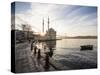 Exterior of Ortakoy Mosque and Bosphorus Bridge at Dawn, Ortakoy, Istanbul, Turkey-Ben Pipe-Stretched Canvas