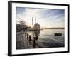 Exterior of Ortakoy Mosque and Bosphorus Bridge at Dawn, Ortakoy, Istanbul, Turkey-Ben Pipe-Framed Photographic Print