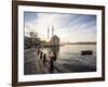 Exterior of Ortakoy Mosque and Bosphorus Bridge at Dawn, Ortakoy, Istanbul, Turkey-Ben Pipe-Framed Photographic Print