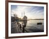 Exterior of Ortakoy Mosque and Bosphorus Bridge at Dawn, Ortakoy, Istanbul, Turkey-Ben Pipe-Framed Photographic Print