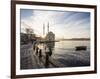 Exterior of Ortakoy Mosque and Bosphorus Bridge at Dawn, Ortakoy, Istanbul, Turkey-Ben Pipe-Framed Photographic Print