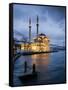 Exterior of Ortakoy Mosque and Bosphorus Bridge at Night, Ortakoy, Istanbul, Turkey-Ben Pipe-Framed Stretched Canvas