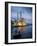 Exterior of Ortakoy Mosque and Bosphorus Bridge at Night, Ortakoy, Istanbul, Turkey-Ben Pipe-Framed Photographic Print