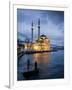 Exterior of Ortakoy Mosque and Bosphorus Bridge at Night, Ortakoy, Istanbul, Turkey-Ben Pipe-Framed Photographic Print