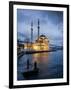 Exterior of Ortakoy Mosque and Bosphorus Bridge at Night, Ortakoy, Istanbul, Turkey-Ben Pipe-Framed Photographic Print