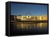 Exterior of Parliament House, Early Morning, Canberra, A.C.T., Australia-Richard Nebesky-Framed Stretched Canvas