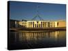 Exterior of Parliament House, Early Morning, Canberra, A.C.T., Australia-Richard Nebesky-Stretched Canvas