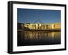 Exterior of Parliament House, Early Morning, Canberra, A.C.T., Australia-Richard Nebesky-Framed Photographic Print