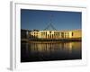 Exterior of Parliament House, Early Morning, Canberra, A.C.T., Australia-Richard Nebesky-Framed Photographic Print