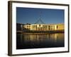 Exterior of Parliament House, Early Morning, Canberra, A.C.T., Australia-Richard Nebesky-Framed Photographic Print