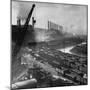 Exterior of Peech and Tozer Steel Mill-null-Mounted Photographic Print