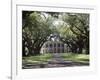 Exterior of Plantation Home, Oak Alley, New Orleans, Louisiana, USA-Adina Tovy-Framed Photographic Print