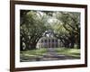 Exterior of Plantation Home, Oak Alley, New Orleans, Louisiana, USA-Adina Tovy-Framed Photographic Print