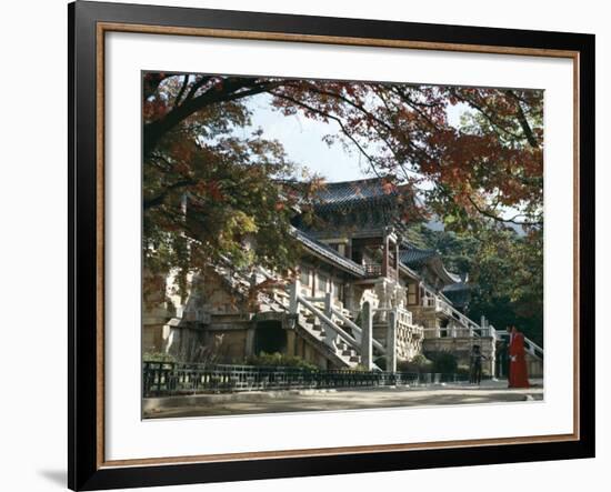 Exterior of Pulguksa Temple, Unesco World Heritage Site, Kyongju, South Korea, Korea-Adina Tovy-Framed Photographic Print