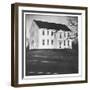 Exterior of Rocky Hill Meeting House, Example of Colonial Architecture, Dating from 1785-Walker Evans-Framed Photographic Print