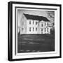 Exterior of Rocky Hill Meeting House, Example of Colonial Architecture, Dating from 1785-Walker Evans-Framed Photographic Print