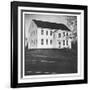 Exterior of Rocky Hill Meeting House, Example of Colonial Architecture, Dating from 1785-Walker Evans-Framed Photographic Print