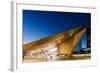 Exterior of Rotterdam Central Station at night, Rotterdam, Netherlands, Europe-Ben Pipe-Framed Photographic Print