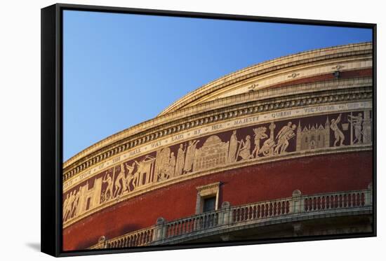 Exterior of Royal Albert Hall, Kensington, London, England, United Kingdom, Europe-Peter Barritt-Framed Stretched Canvas