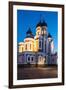 Exterior of Russian Orthodox Alexander Nevsky Cathedral at night, Toompea, Old Town, UNESCO World H-Ben Pipe-Framed Photographic Print