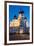 Exterior of Russian Orthodox Alexander Nevsky Cathedral at night, Toompea, Old Town, UNESCO World H-Ben Pipe-Framed Photographic Print