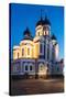 Exterior of Russian Orthodox Alexander Nevsky Cathedral at night, Toompea, Old Town, UNESCO World H-Ben Pipe-Stretched Canvas